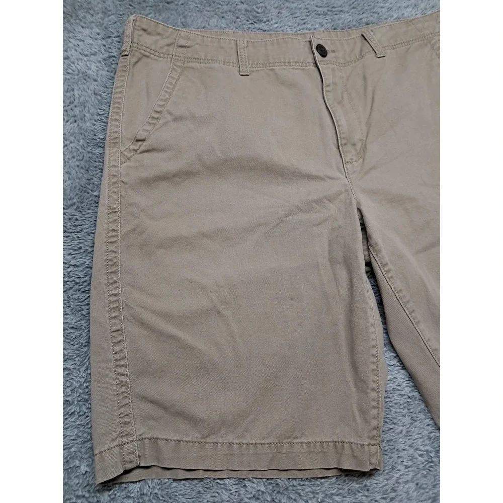Urban Pipeline Shorts Mens 40 W Khaki Chino Hiking Flat Front Classic Length